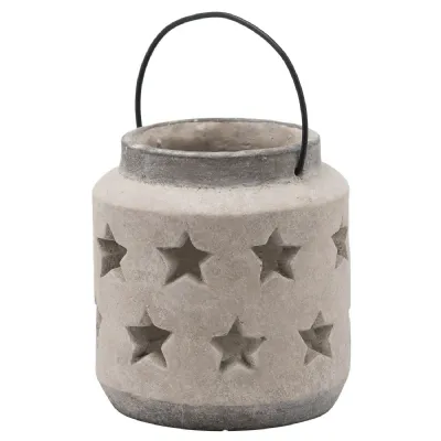 Bloomville Stone Star Lantern