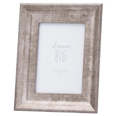 Convex Matt Silver 5X7 Frame