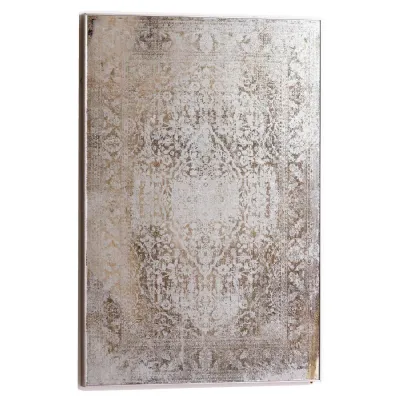 Distressed Etched Wall Art Mirror