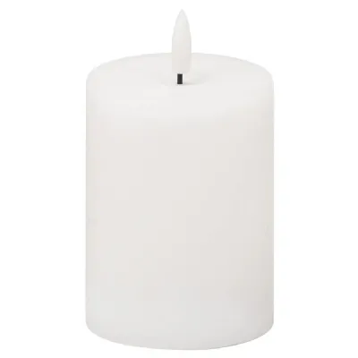 Luxe Collection Natural Glow 3x4 LED White Candle