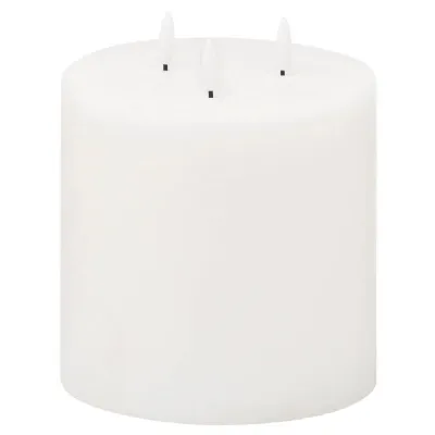 Luxe Collection Natural Glow 6x6 LED White Candle