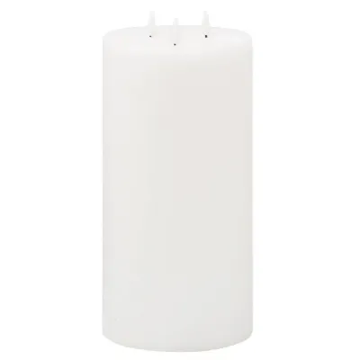 Luxe Collection Natural Glow 6x12 LED White Candle