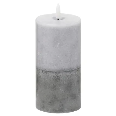 Luxe Collection Natural Glow 3x6 Stone LED Candle