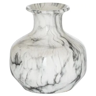 Marble Squat Vase