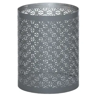 Medium Silver And Grey Glowray Lantern