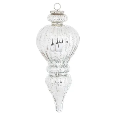 The Noel Collection Extra Large Silver Statement Bauble