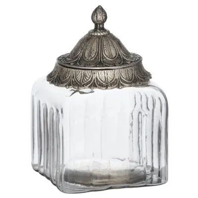 Moroccan Style Lidded Medium Display Jar