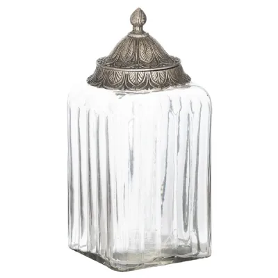 Moroccan Style Lidded Large Display Jar