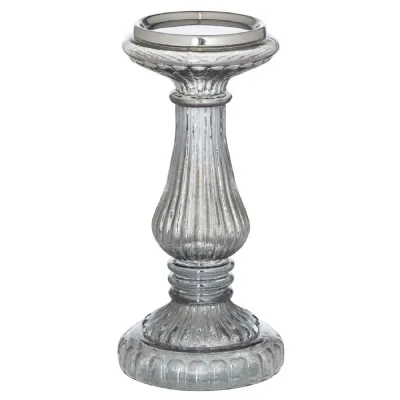Smoked Midnight Medium Candle Pillar
