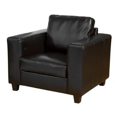 Contract Bonded Leather Armchairs