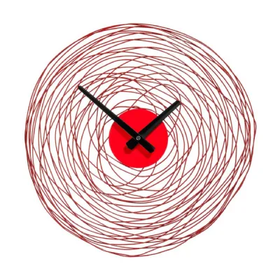 Swirl Eclectic Wire Wall Clock