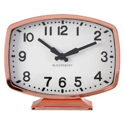 Retro Gold Table Clock