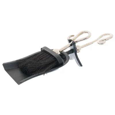 Chrome Crook Handled Hearth Tidy