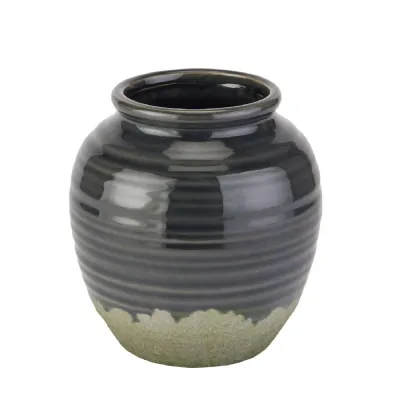 Seville Collection Navy Squat Vase