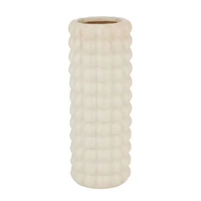 Seville Collection Cream Bubble Vase