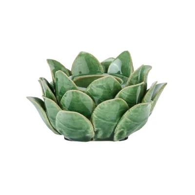 Globe Green Artichoke Tea Light Holder