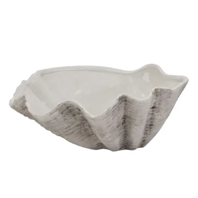Large Ceramic Adele Shell Bowl