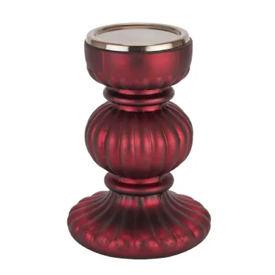 Ruby Red Bonbon Medium Candle Holder