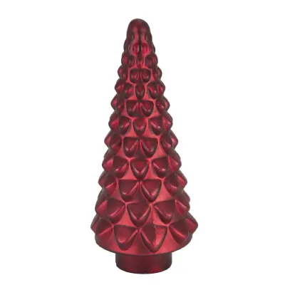 Noel Collection Ruby Red Decorative Tree