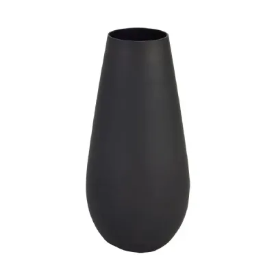 Black Glass Vase