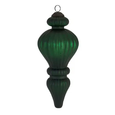 The Noel Collection Forest Green Statement Bauble