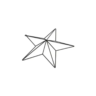 Matt Black Convexed Large Star Frame