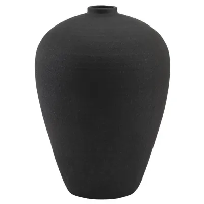Matt Black Tall Astral Vase