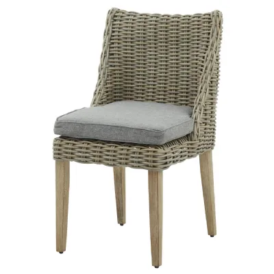 Capri Collection Outdoor Round Dining Chair