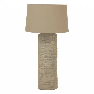 Tall Tuscan Grey Lamp