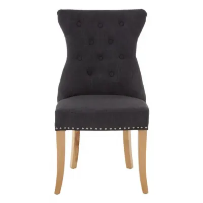 Regents Park Grey Linen Dining Chair
