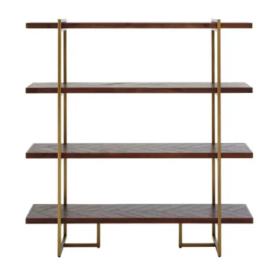 Brando Mid Century Herringbone Bookcase