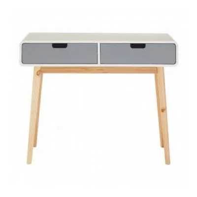 White and Grey Contemporary Console Table