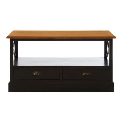 Colonial Black Finish Coffee Table