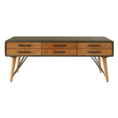 Soft Industrial Storage Coffee Table