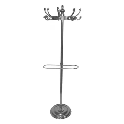 Polished Aluminium Coat Stand