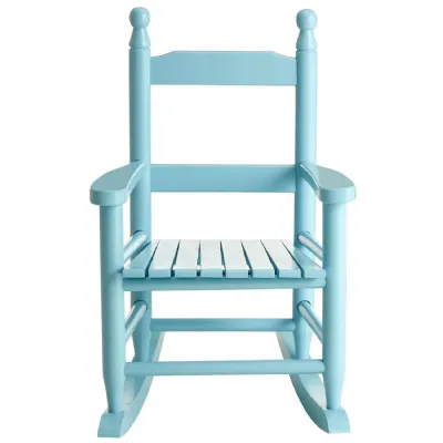 Vintage Style Kids Blue Rocking Chair