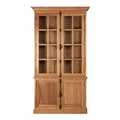 Banten Glazed Oak Colonial Bookcase