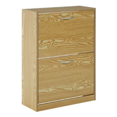 Medium Shoe Cabinet With Metallic Grips