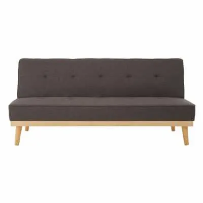 Stockholm 3 Seat Grey Sofa Bed