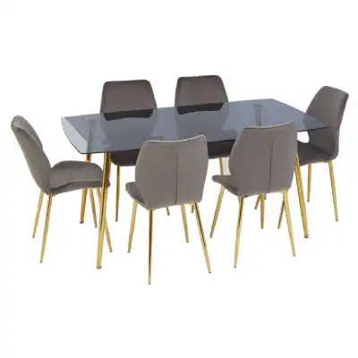 Wimslow Grey Rectangular Dining Set