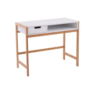 Renewable Bamboo Wood Desk