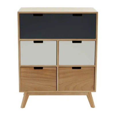 Scandi Style Five Drawer Chest