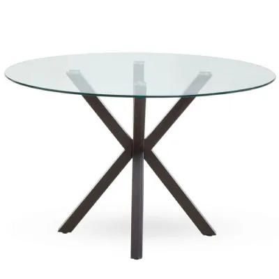 Salford Round Table On Metallic Base