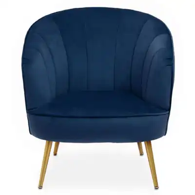Yolanda Midnight Velvet Chair