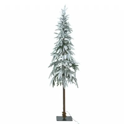 Large Snowy Woodland PreLit 350 Led Christmas Tree