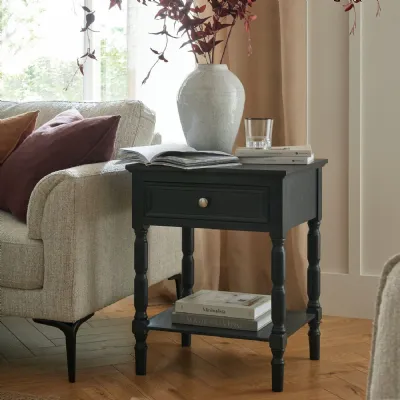 Contour Collection 1 Drawer Side Table