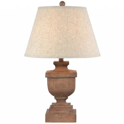 Ravelle Table Lamp With Edged Linen Shade