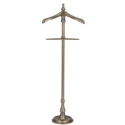 Antiqued Silver Valet Stand
