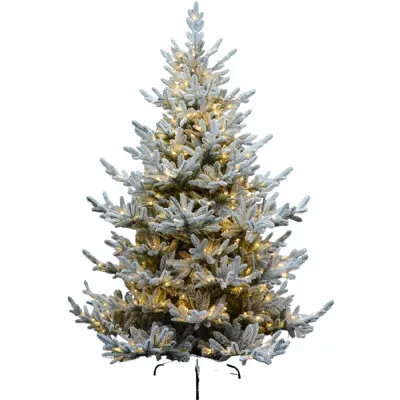 Snowy Spruce 7Ft Pre Lit 500 Led Christmas Tree