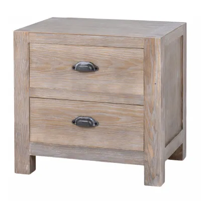 Haldon Collection 2 Drawer Bedside Table